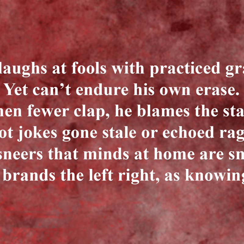 The Late-Night Monologue: A Riddle of Laughter, Loss, and the Politics of&nbsp;Punchlines